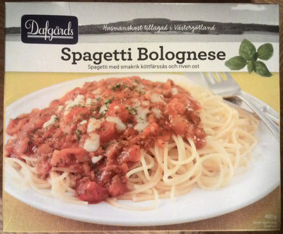 Dafgårds Spagetti Bolognese - Produkt - sv