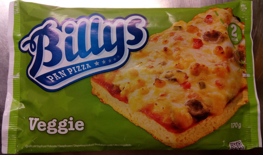 Billys Pan Pizza Veggie - Produkt - sv
