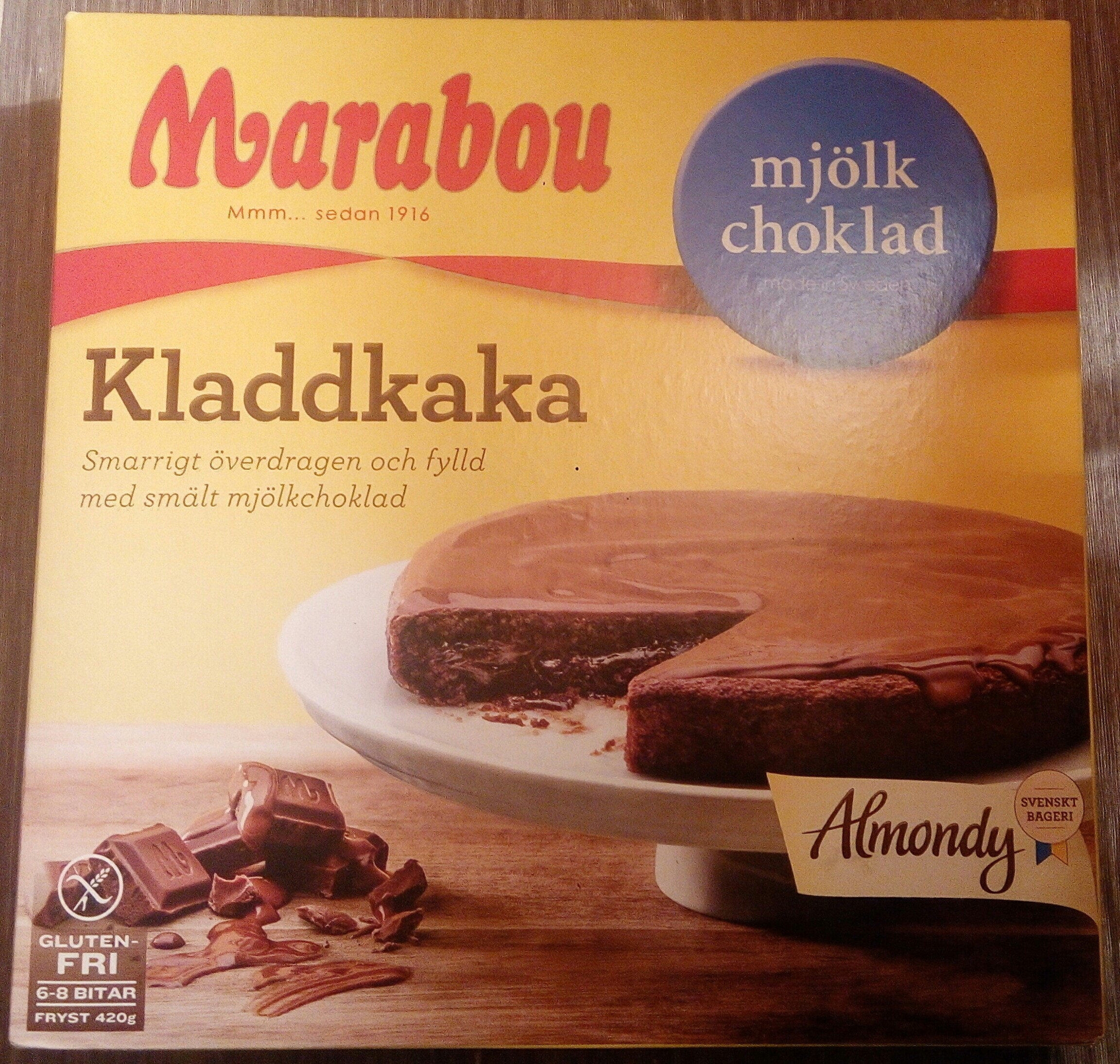 Marabou Mjölkchoklad Kladdkaka - Produkt - sv