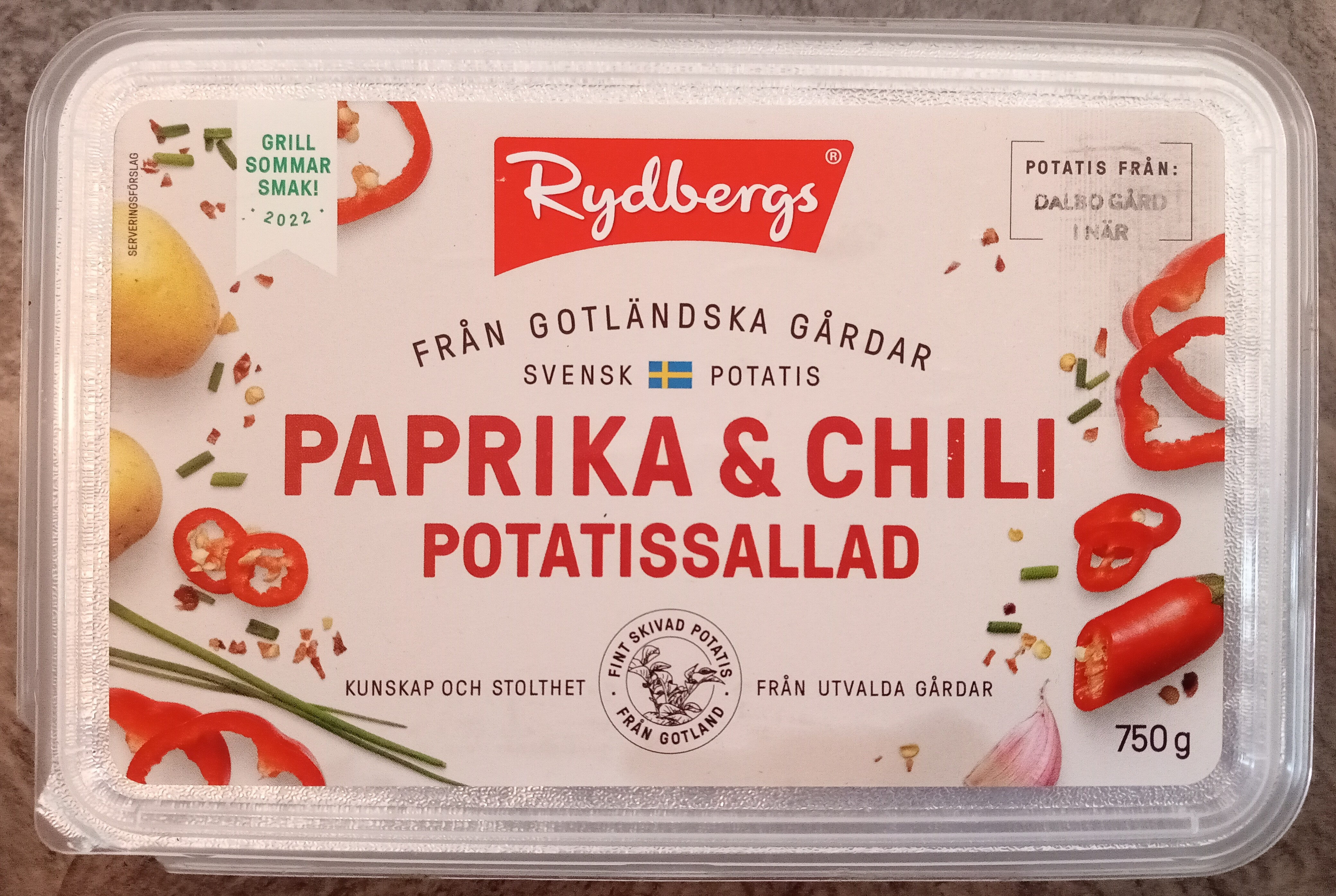 Rydbergs Potatissallad Paprika & Chili - Produkt - sv