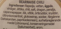Rydbergs Bearnaise Chili - Ingredienser - sv