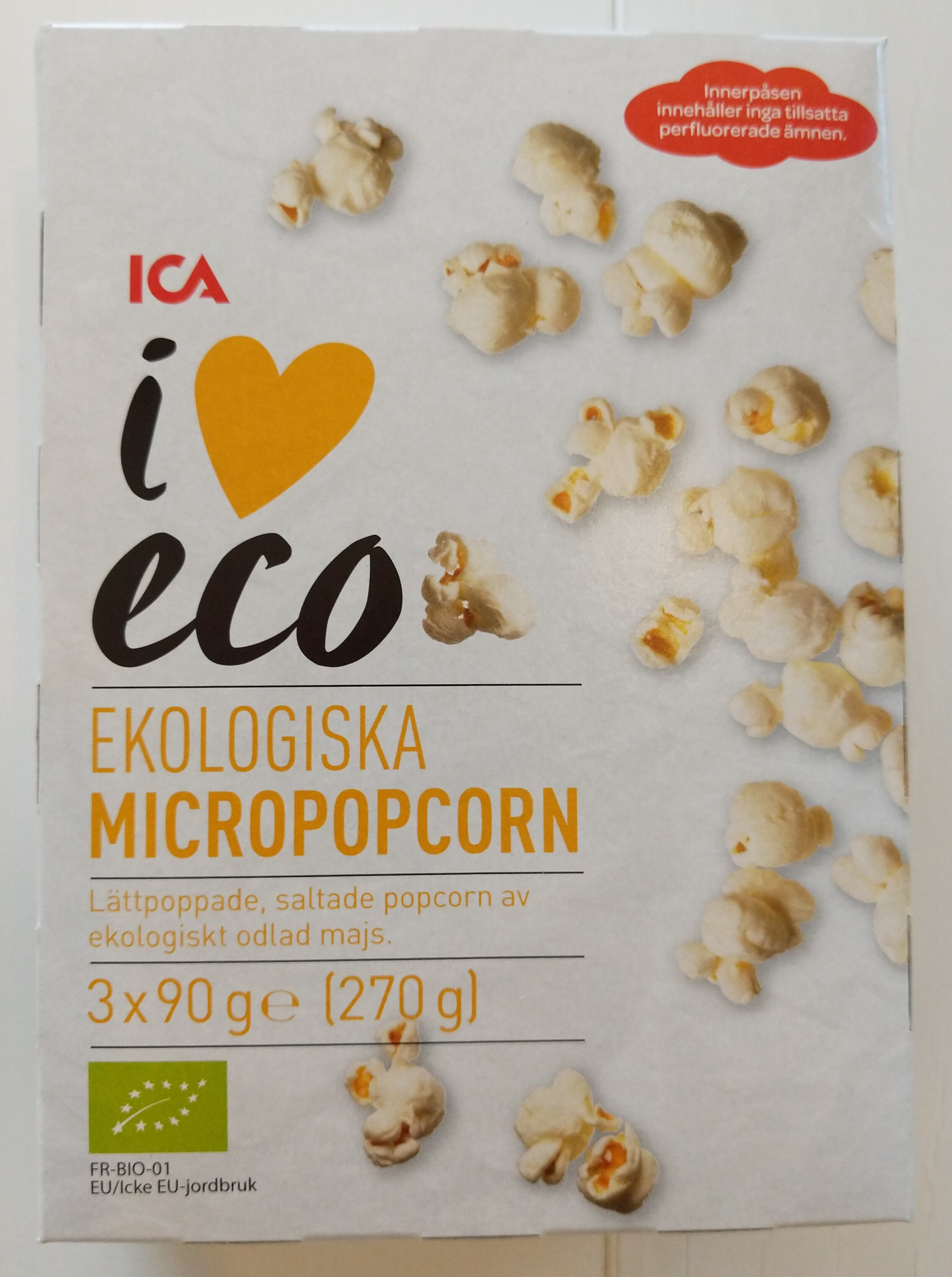 Ekologiska Micropopcorn - Produkt - sv