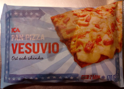 ICA Pan Pizza Vesuvio - Produkt - sv