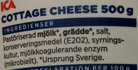 ICA Cottage Cheese - Ingredienser - sv