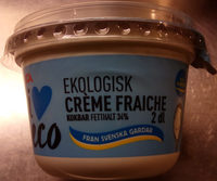 ICA i♥eco Ekologisk Crème Fraiche - Produkt - sv