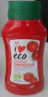 ICA i♥eco Ekologisk tomatketchup - Produkt - sv