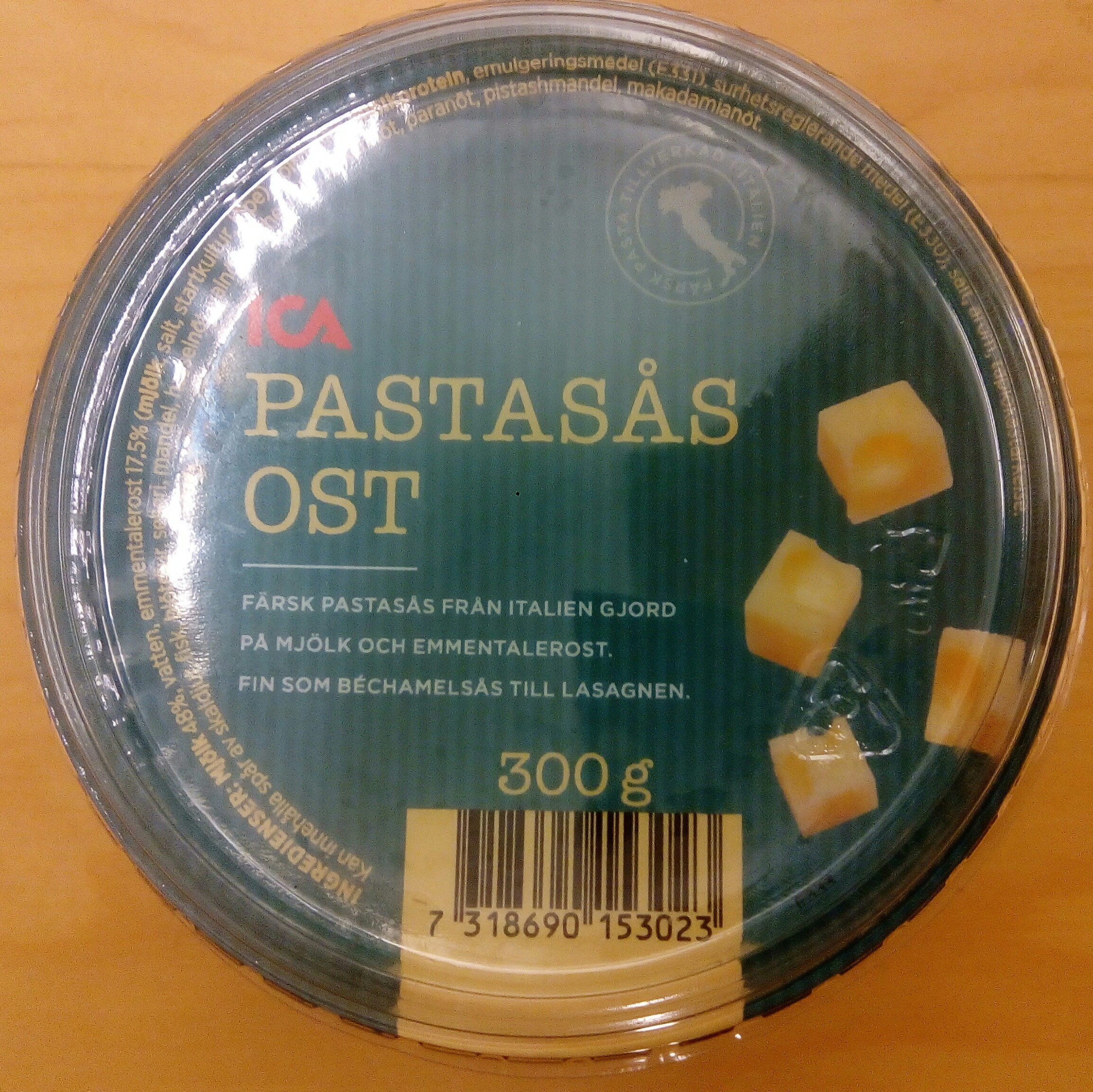 ICA Pastasås Ost - Produkt - sv