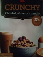 ica crunchy (choco, nötter & tranbär) - Produkt - en