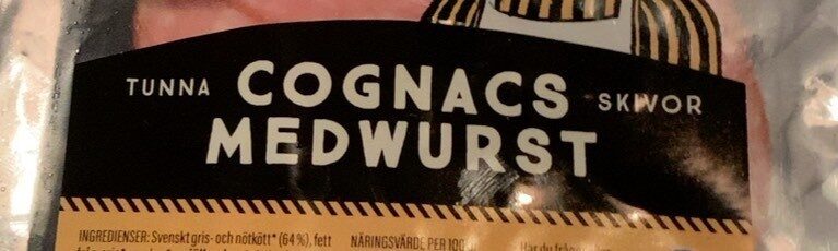Cognacs medwurst - Produkt - sv
