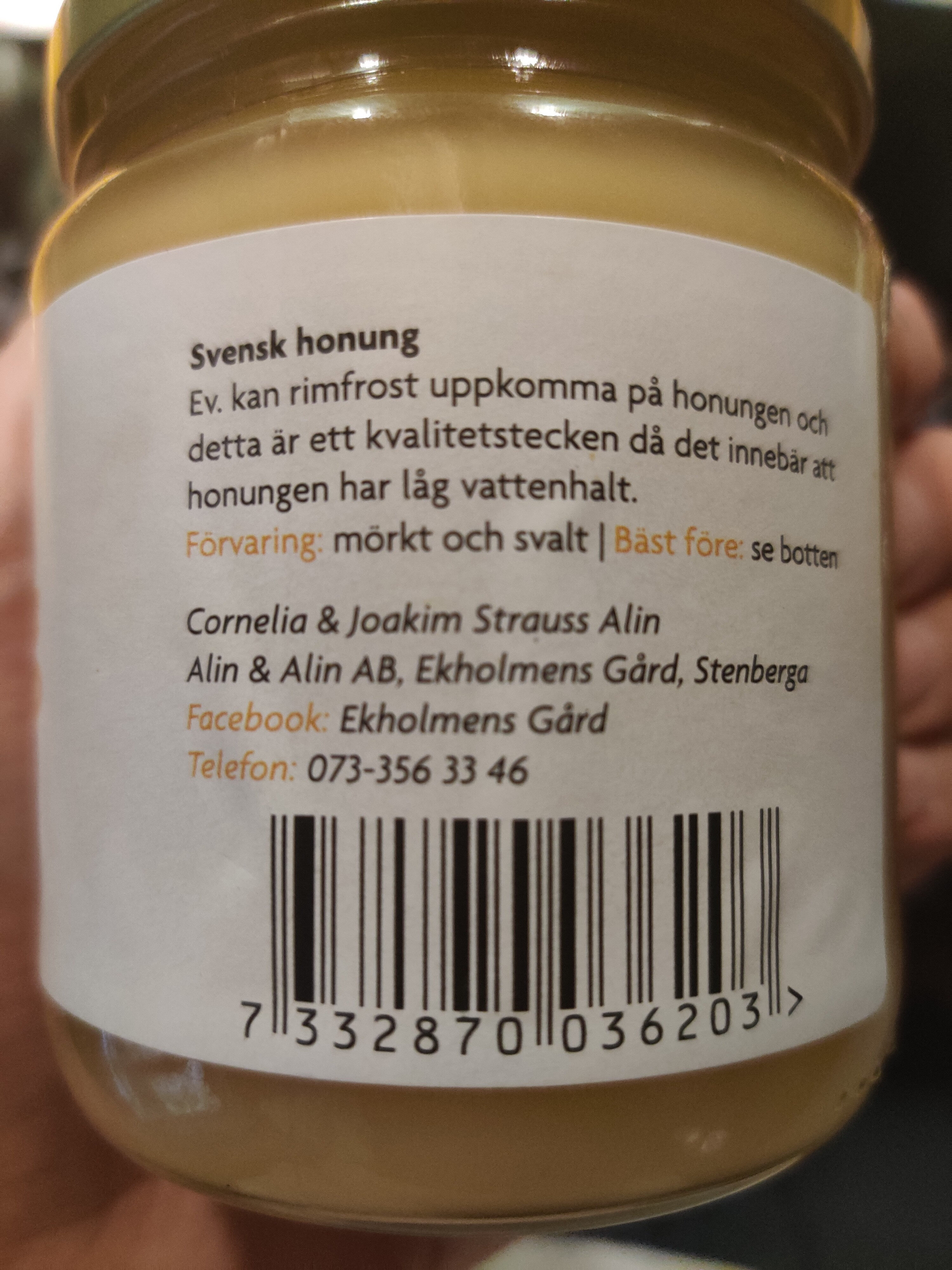Honey - Ingredienser - en