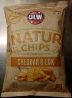 OLW Naturchips Cheddar & Lök - Produkt - sv