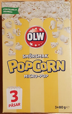 Popcorn Micro-pop Smörsmak - Produkt