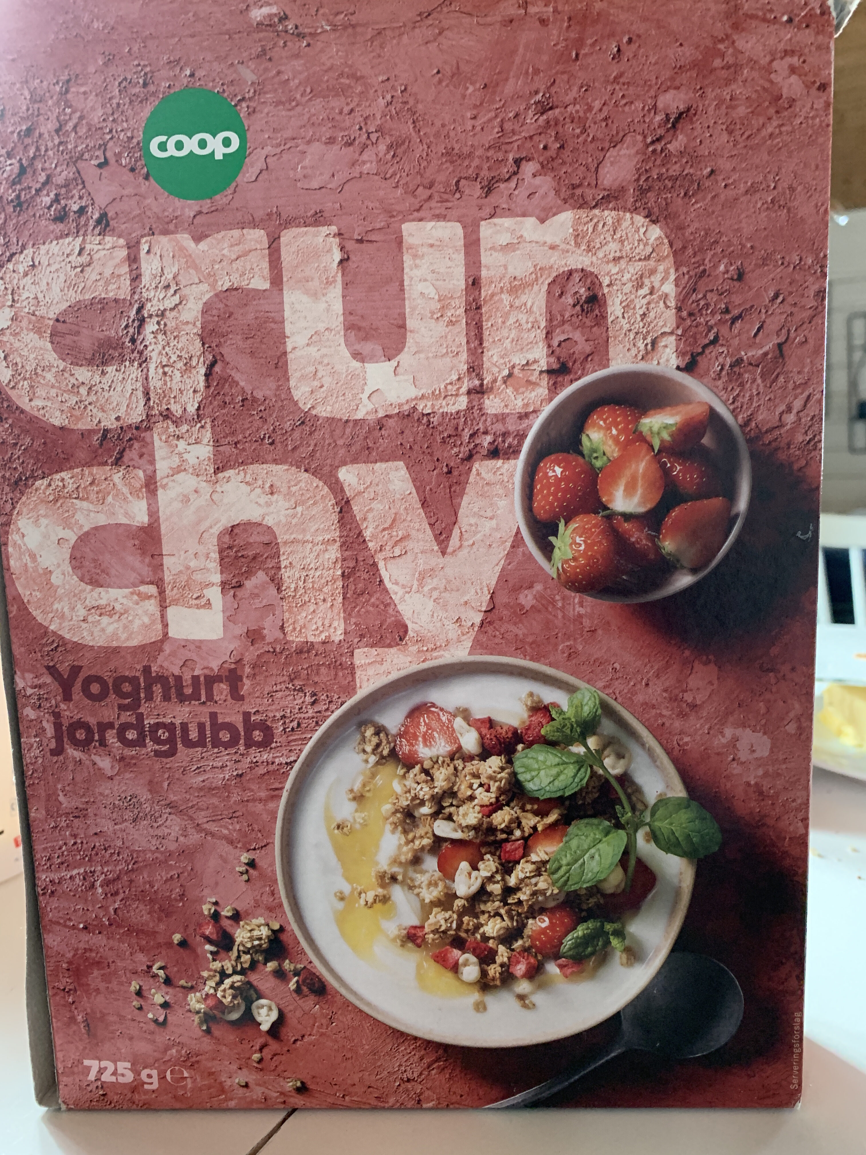 Crunchy yogurt jordgubb - Produkt - sv