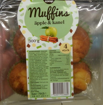 Muffins äpple & kanel - Produkt - sv