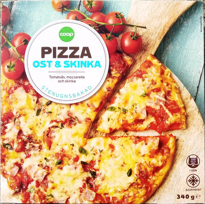 Coop Pizza Ost & Skinka - Produkt - sv