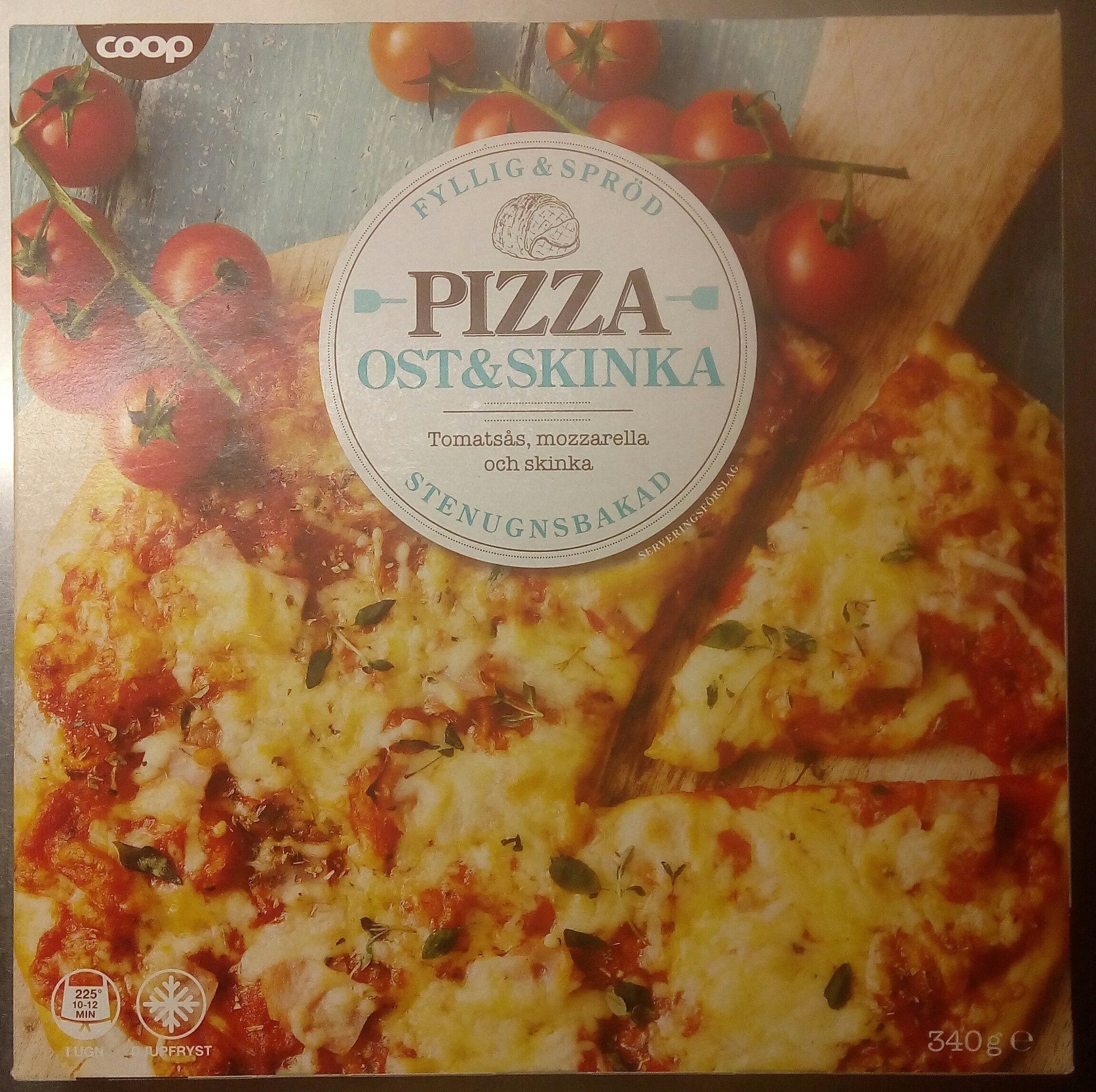 Pizza ost & skinka - Produkt - sv