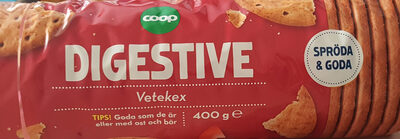 Coop Digestive Vetekex - Produkt - sv