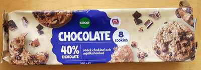 Chocolate Cookies - Mörk Choklad och mjölkchoklad - Produkt - sv