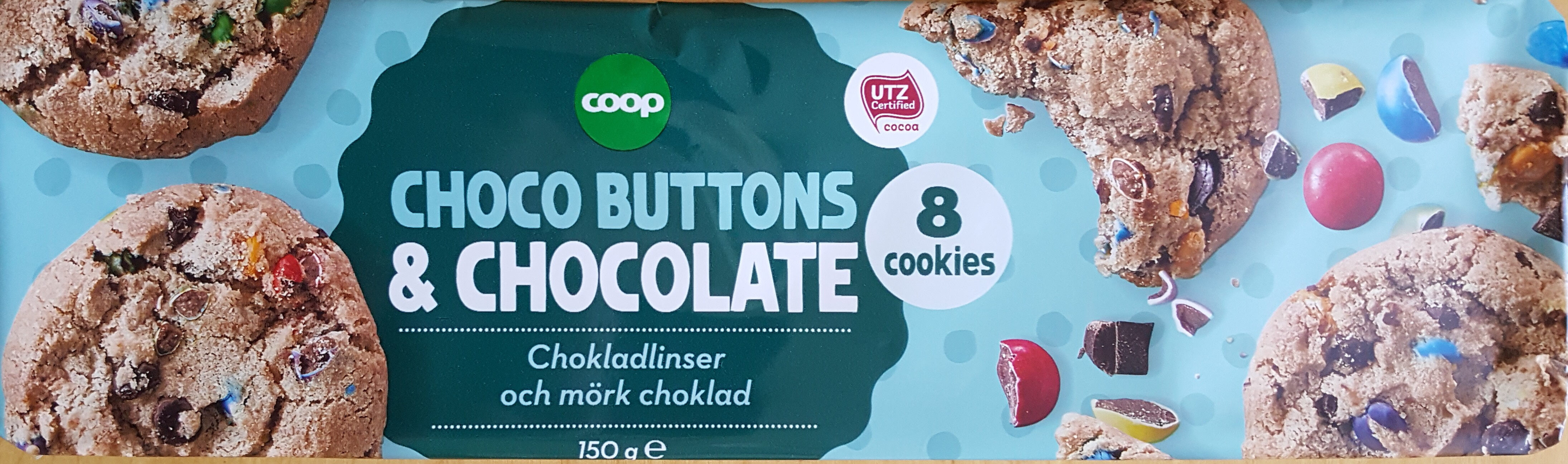Choco Buttons & Chocolate Cookies - Produkt - sv