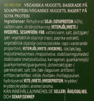 Hälsans Kök Vardagsfavoriter Veganska Nuggets - Ingredienser - sv
