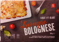 Garant Lasagne Bolognese - Produkt - sv