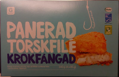 Garant Panerad torskfilé krokfångad - Produkt - sv