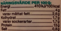 Garant Ekologisk cottage cheese - Näringsfakta - sv
