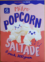 Micropopcorn - Saltade, 3-pack - Produkt - sv