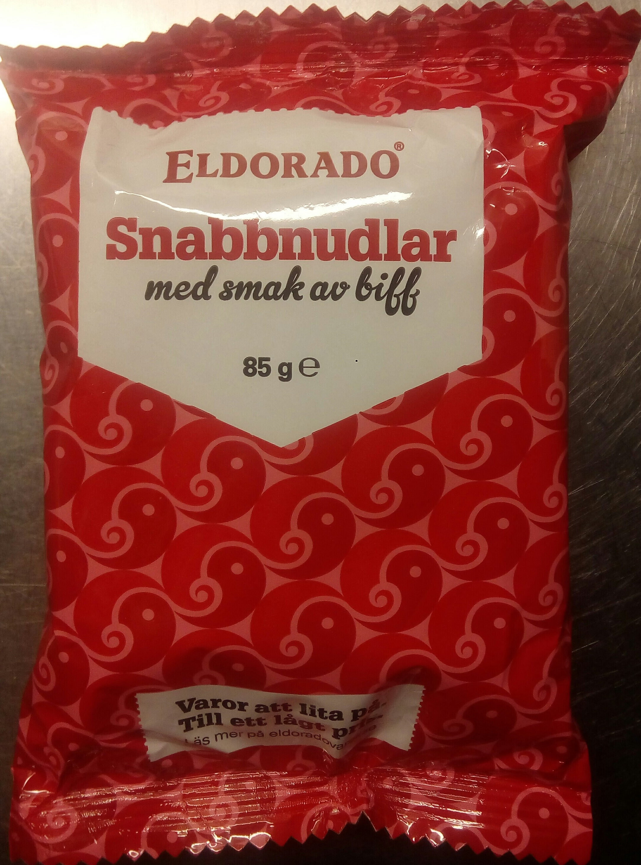 Eldorado Snabbnudlar med smak av biff - Produkt - sv
