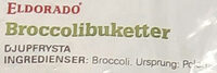Eldorado Broccolibuketter - Ingredienser - sv