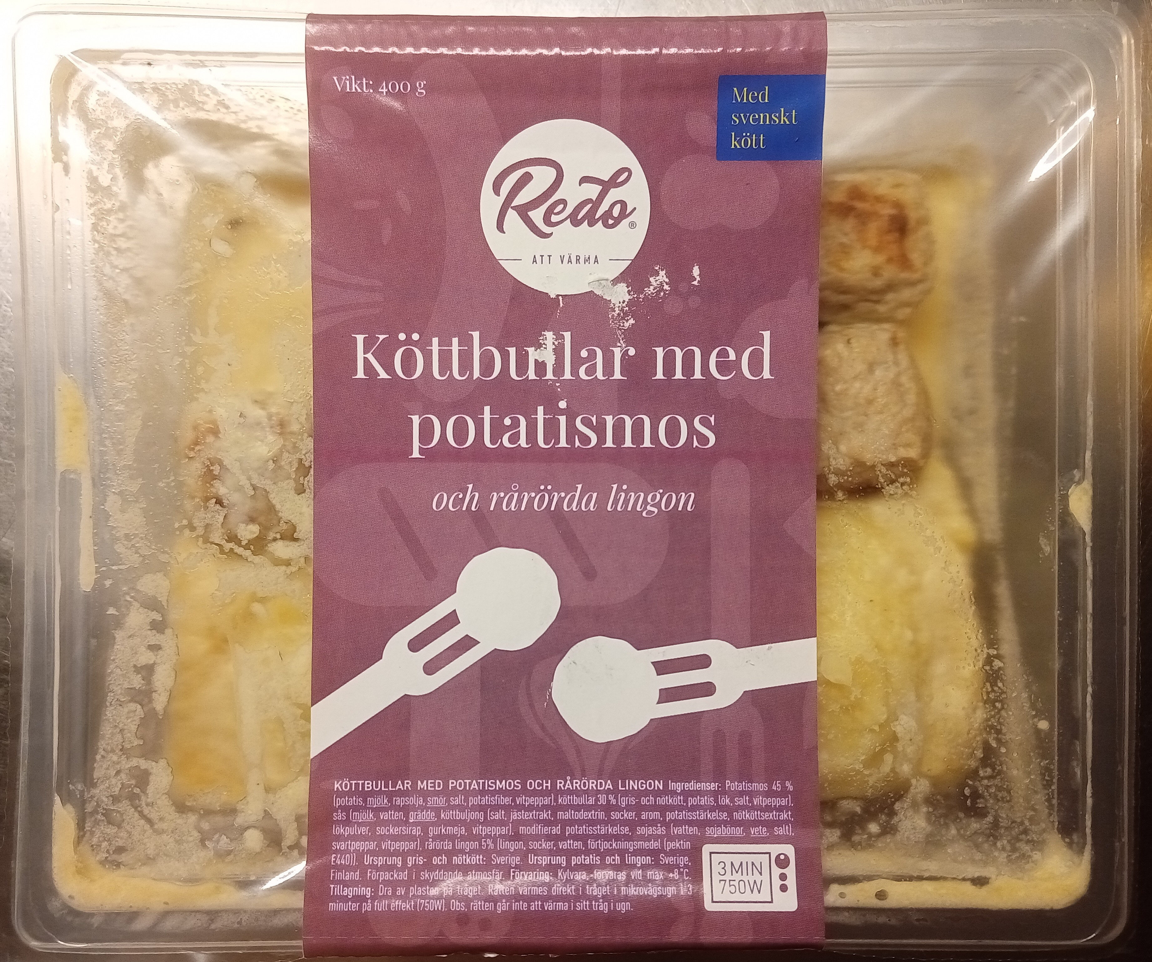 Redo Köttbullar med potatismos - Produkt - sv