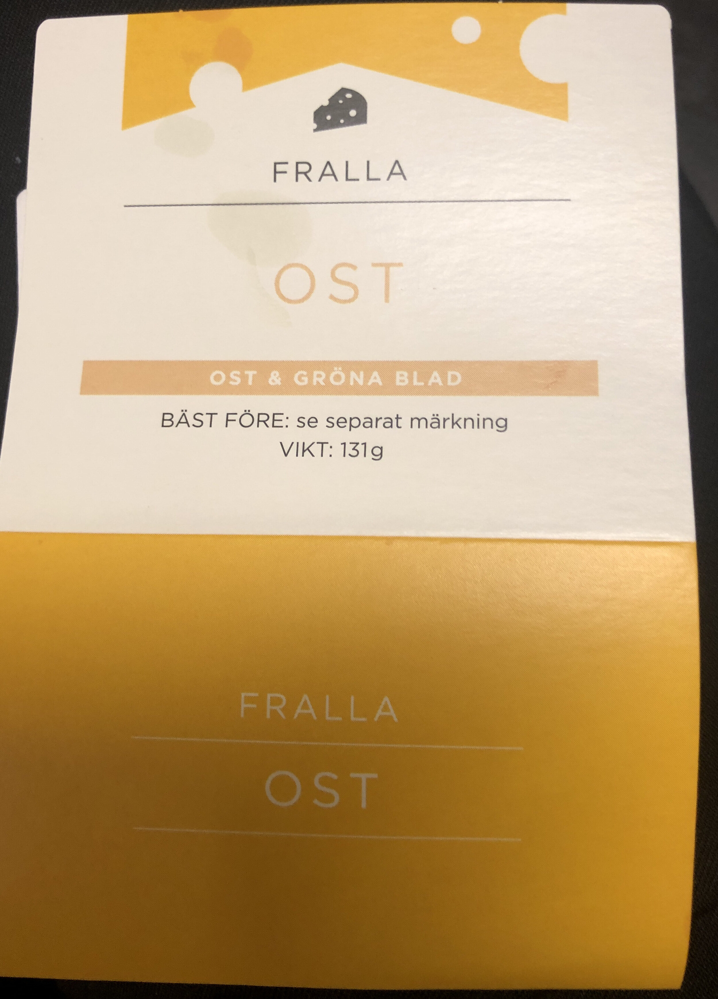 Fralla ost - Produkt - sv