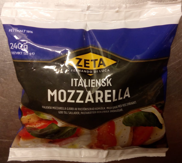 Zeta Italiensk Mozzarella - Produkt - sv