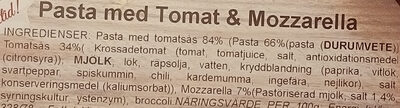 God Husman Pasta med Tomat & Mozzarella - Ingredienser