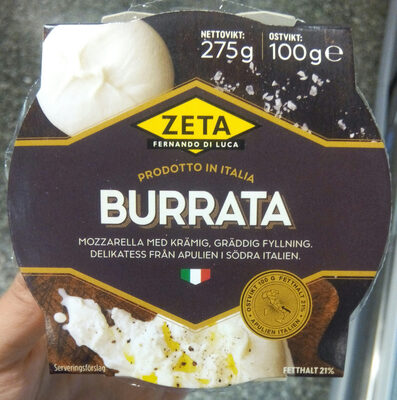 Burrata - Produkt - sv