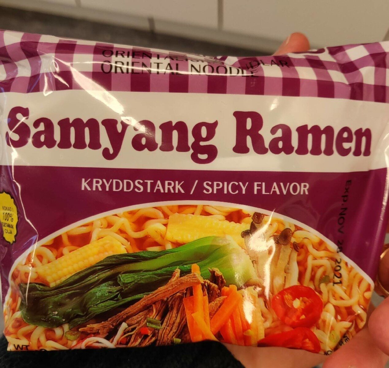 Samyang Ramen Spicy Flavor - Produkt - sv