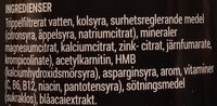 iQ Fuel Hydrate Blueberry/Lime Bäckström Edition NB19 - Ingredienser - sv