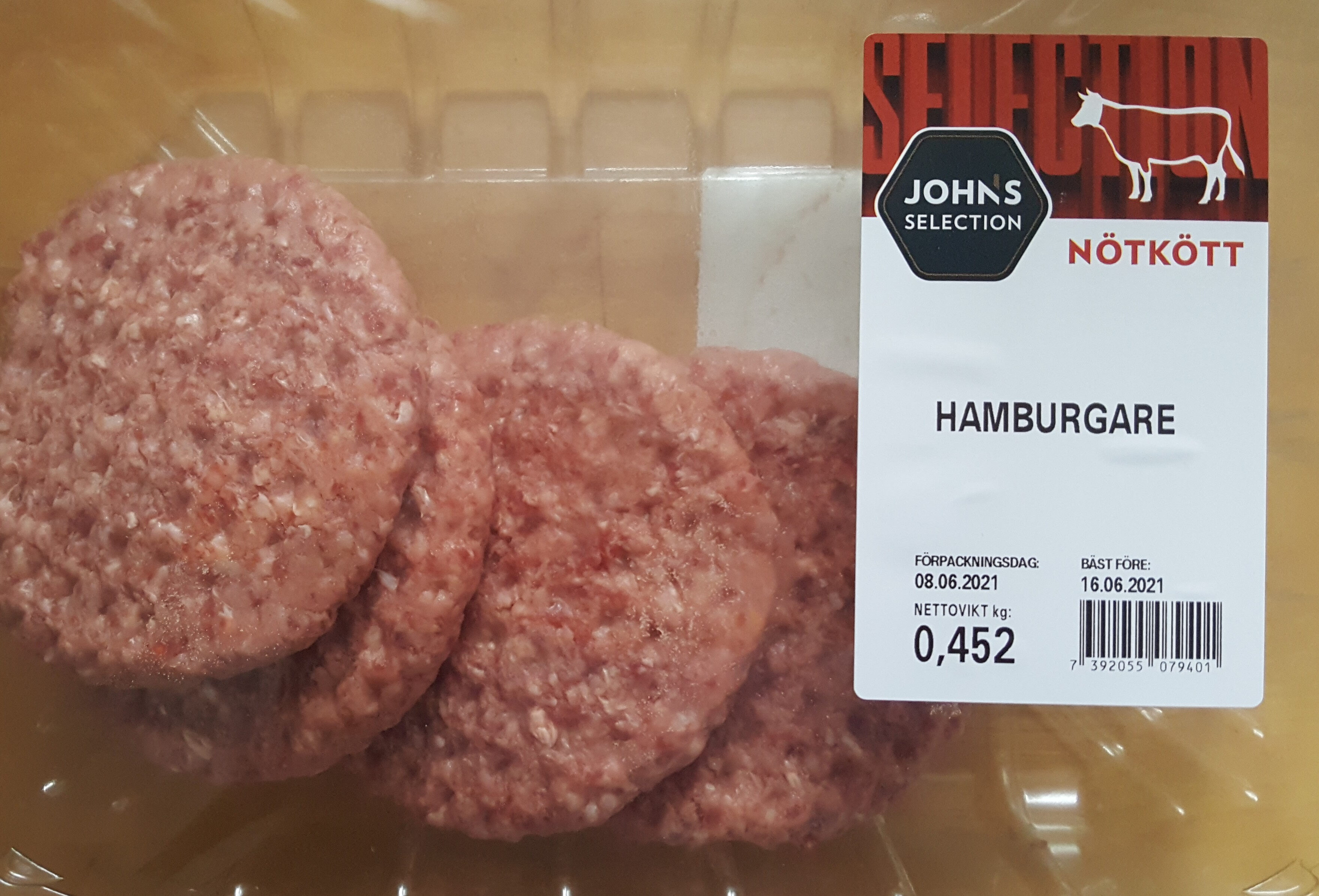 Hamburgare - Nötkött - Produkt - sv