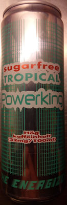 Powerking Sugarfree Tropical - Produkt - sv