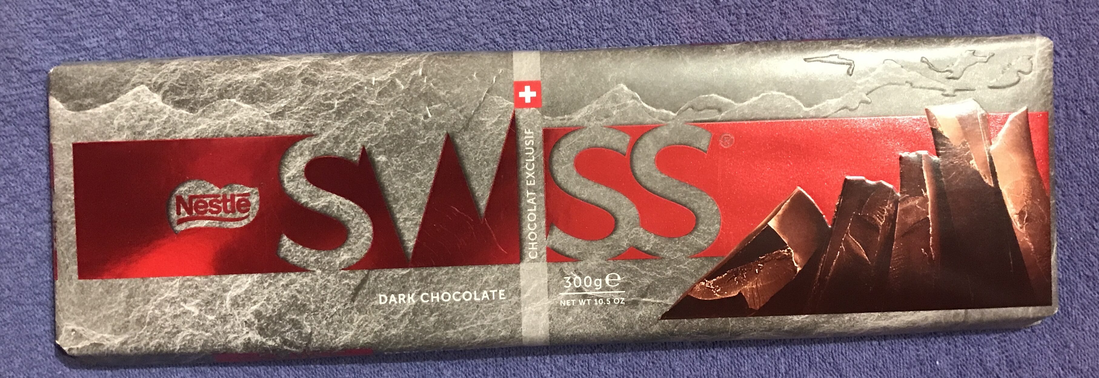 Nestle Swiss Bar Dark Chocolate - Produkt - fr