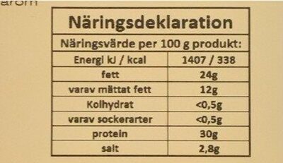 Salame aromatizzato al tartufo - Näringsfakta - it