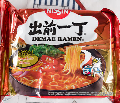 Nissin Demae Ramen Spicy - Produkt - sv