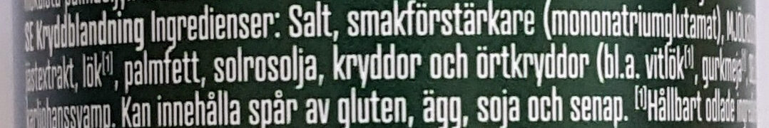 Knorr Aromat - Ingredienser - sv