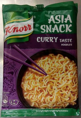 Knorr Asia Snack Curry Taste Noodles - Produkt - sv