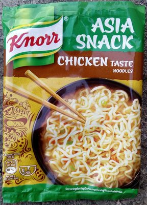 Knorr Asia Snack Chicken Taste Noodles - Produkt - sv