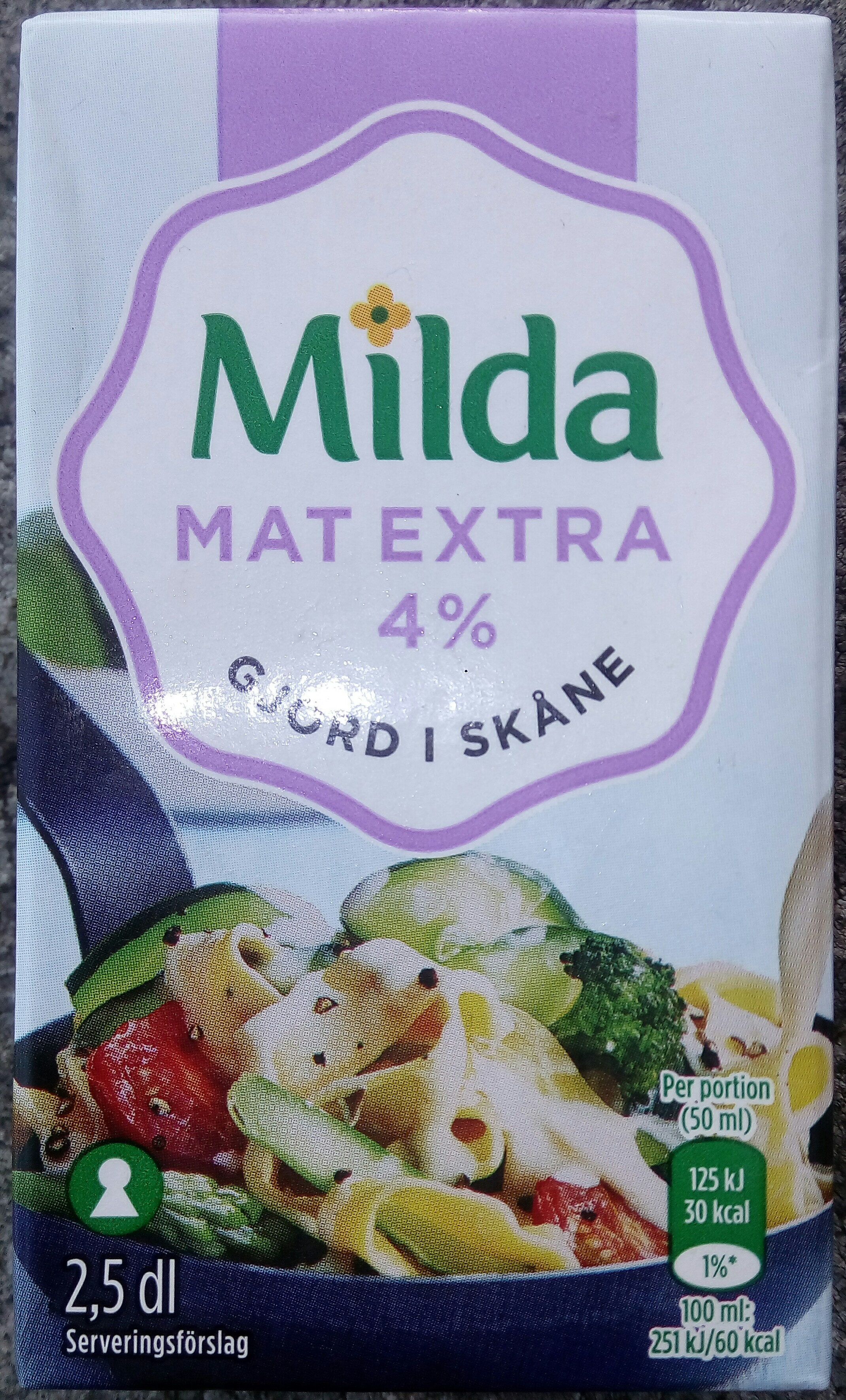 Milda Mat Extra 4 % - Produkt - sv